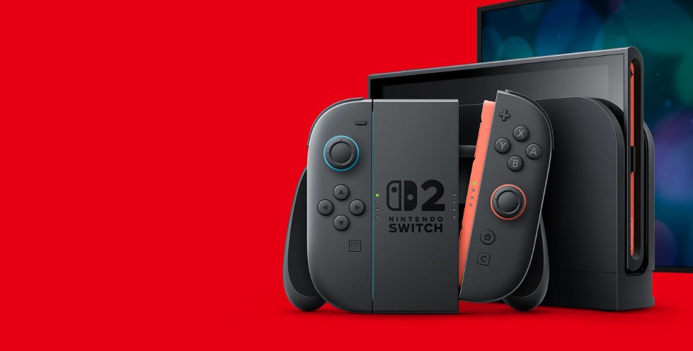 Immagine della Nintendo Switch 2, la nuova console che rivoluzionerà il gaming nel 2025. Un design innovativo e potenti funzionalità per un'esperienza di gioco senza precedenti.